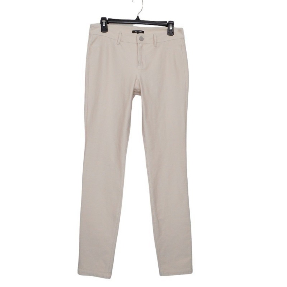 Nic Zoe Womens Skinny Jeans 6 Beige Knit Denim Stretch Casual Career Neutral